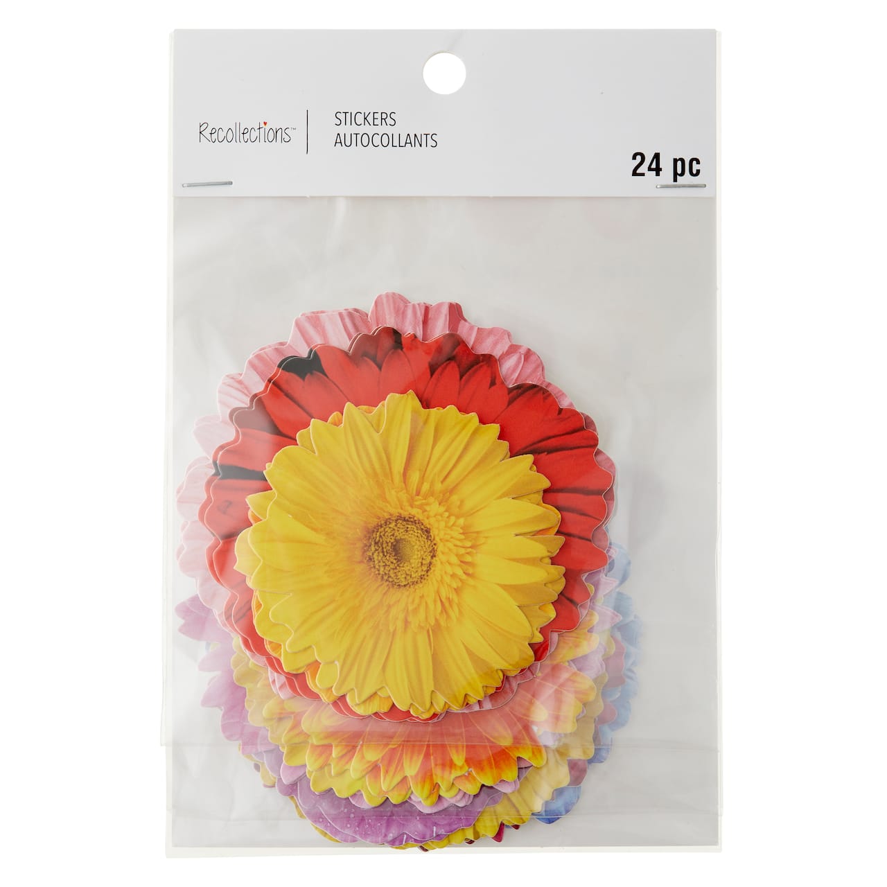 12 Pack: Gerbera Daisy Die Cut Stickers by Recollections™